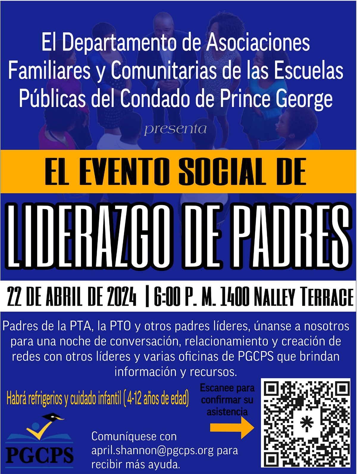 Family and Community Partnerships Presents Parent Leadership Mixer flyer - Spanish.jpg