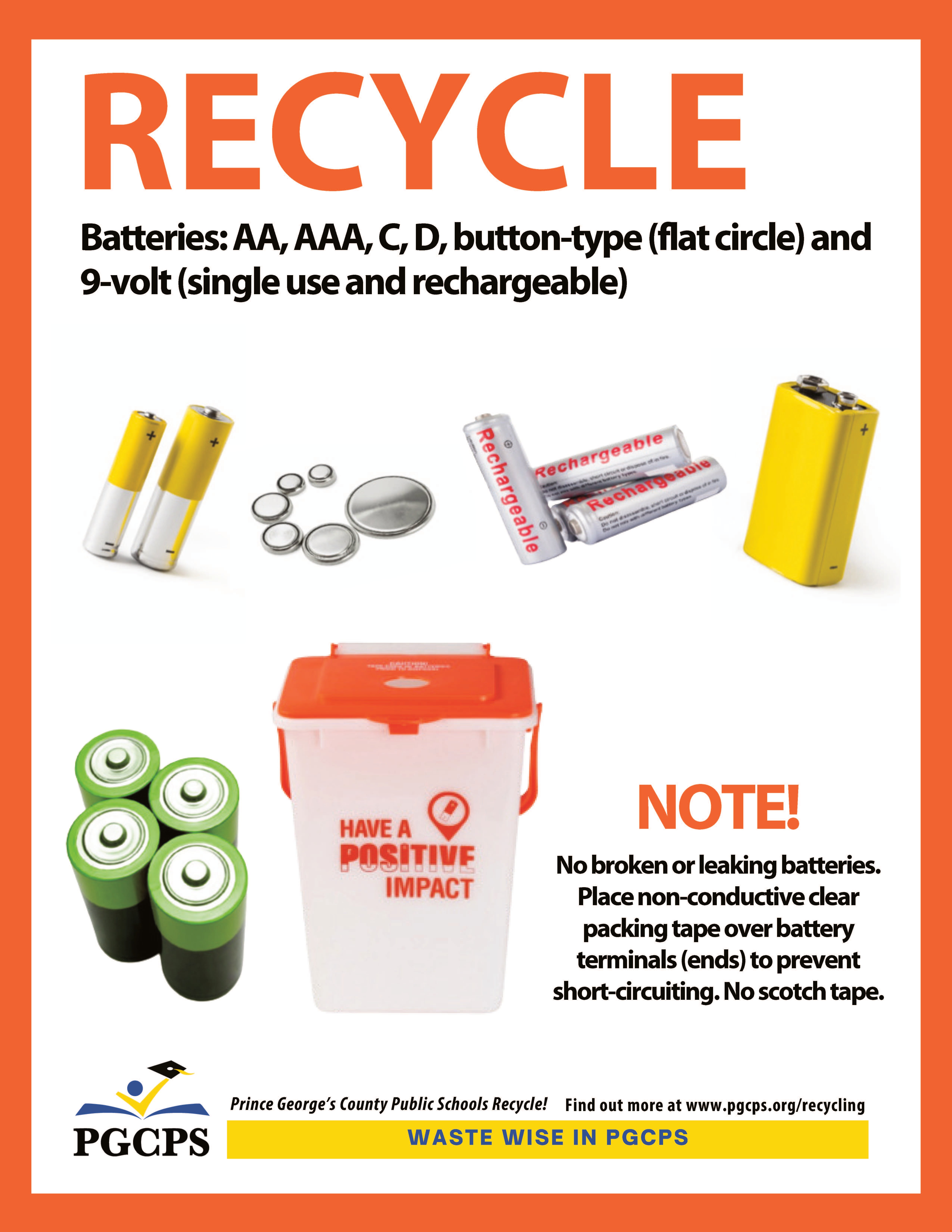 Battery Recycling Poster