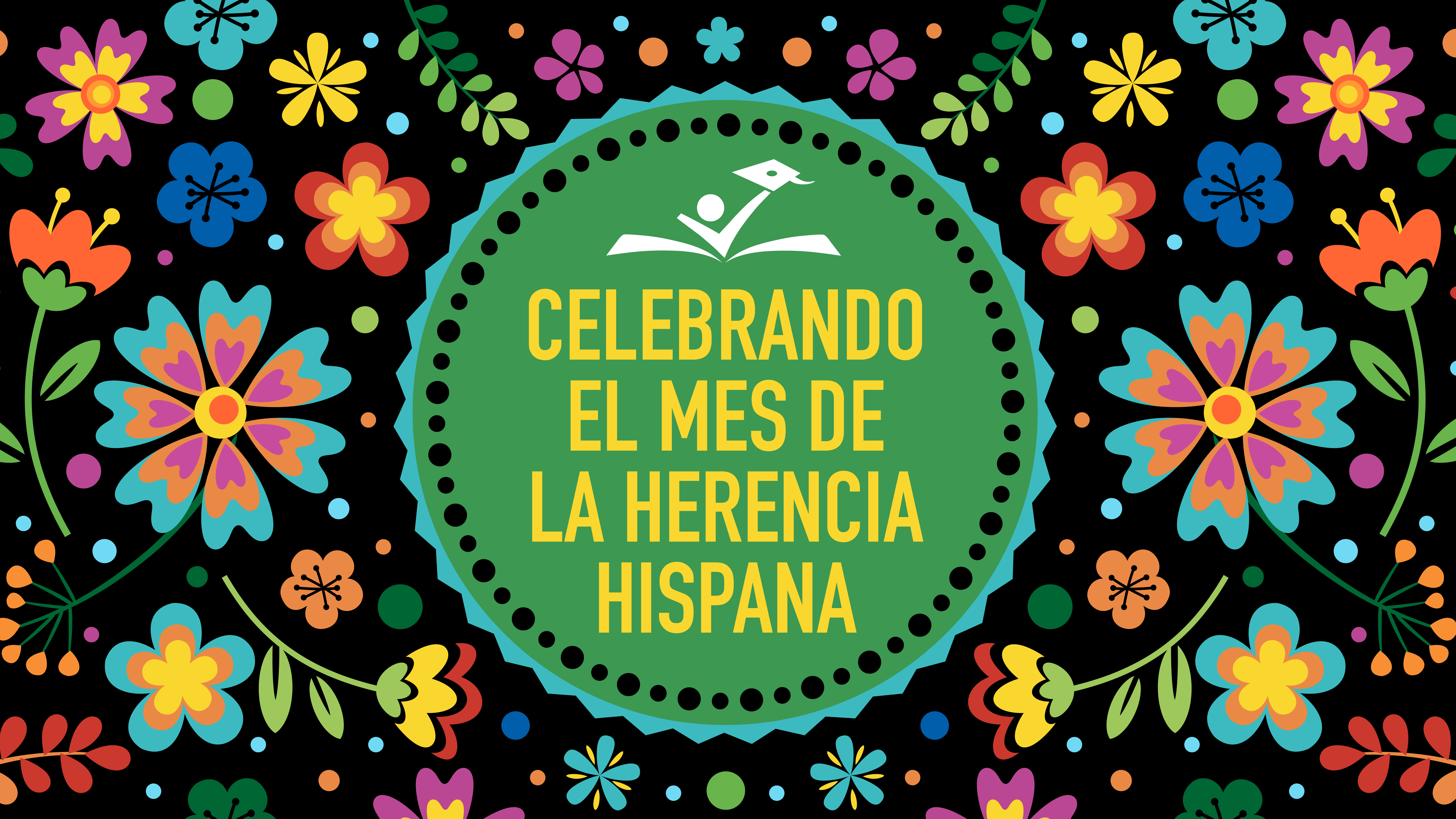 Hispanic Heritage Month with flowers