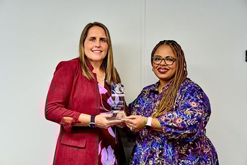 Dr.Kinney-Dr.Love-holding-award