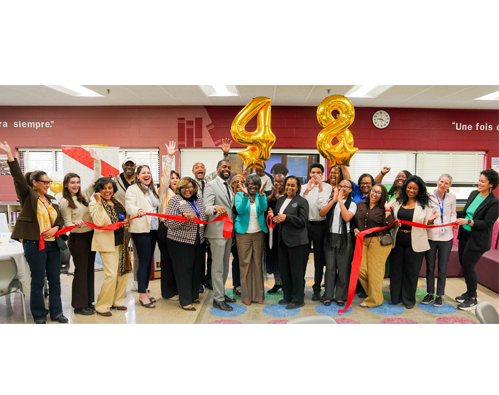 Library Ribbon Cutting