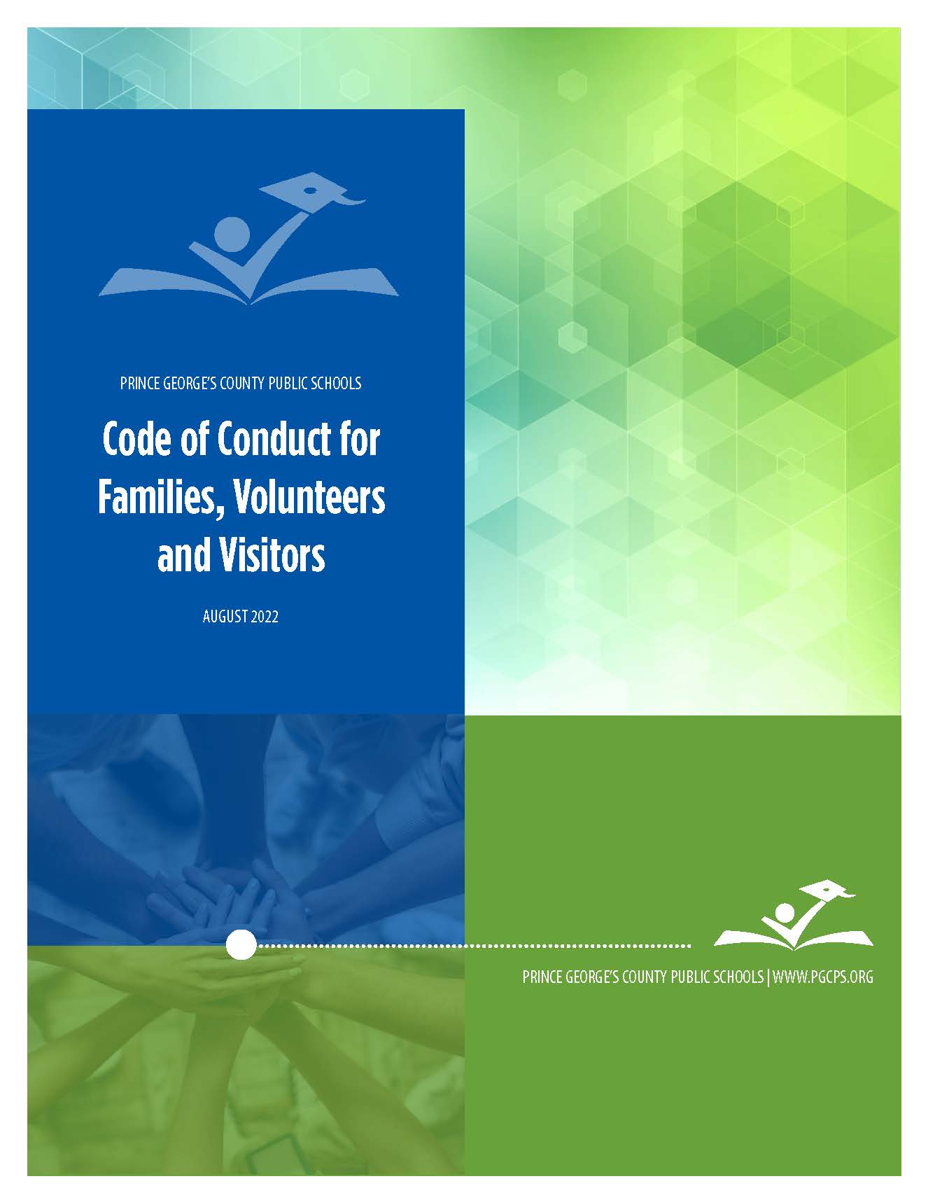 Title page from code of conduct for families, volunteers and visitors.jpg