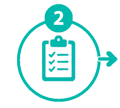 step 2 clipboard with checklist