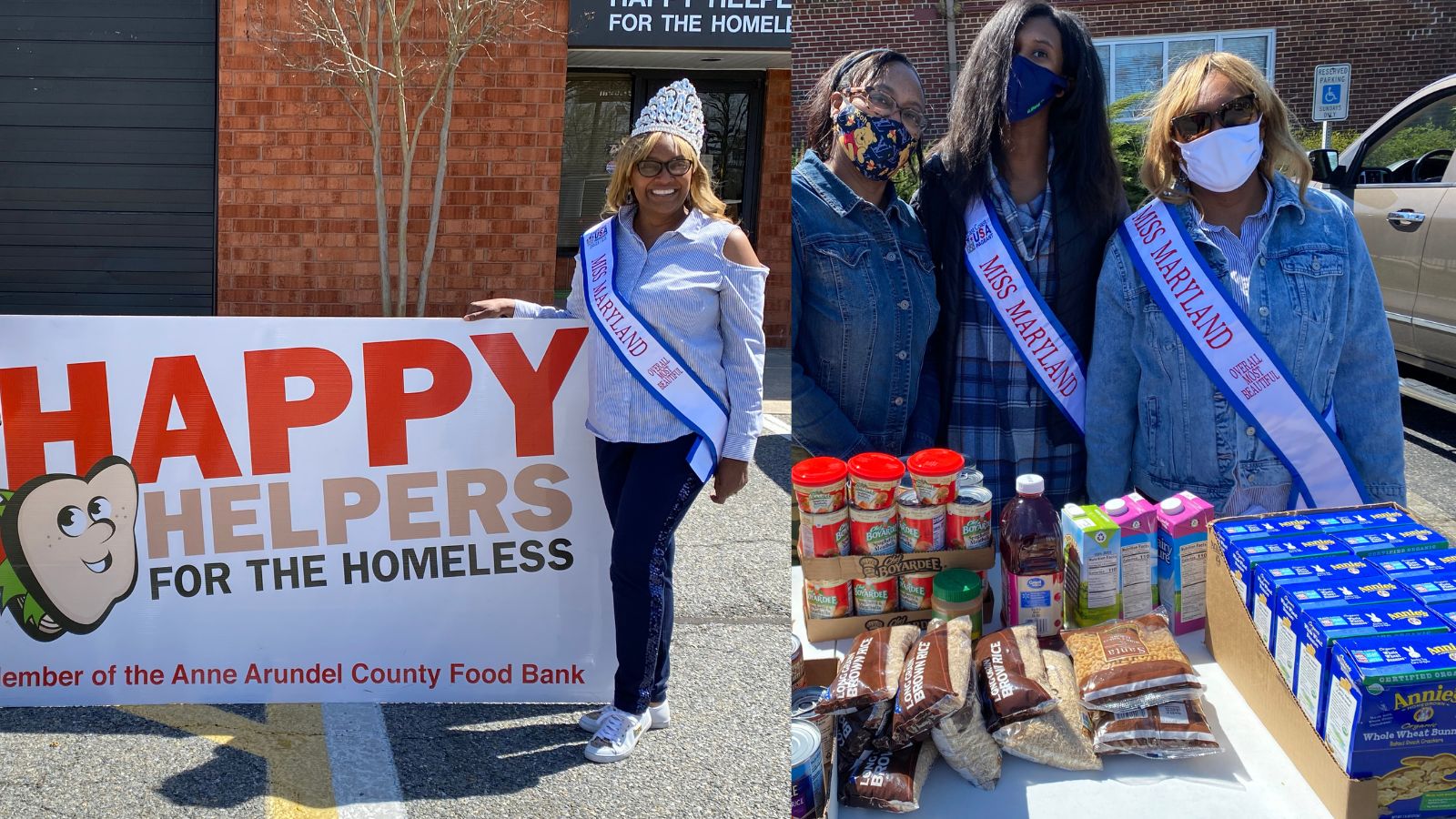 Miss-Maryland-with-happy-helpers-banner-and-foodbank-collection.jpg
