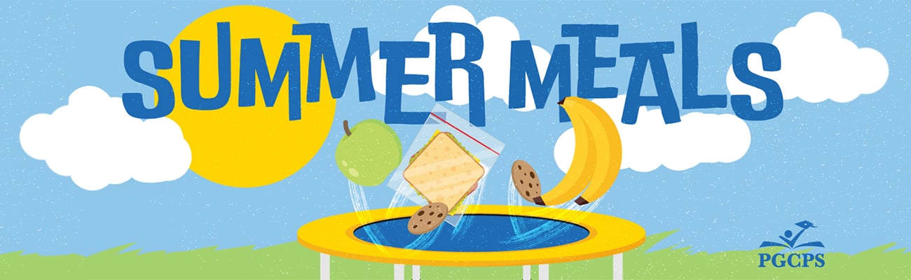 summer-meals-banner with food items