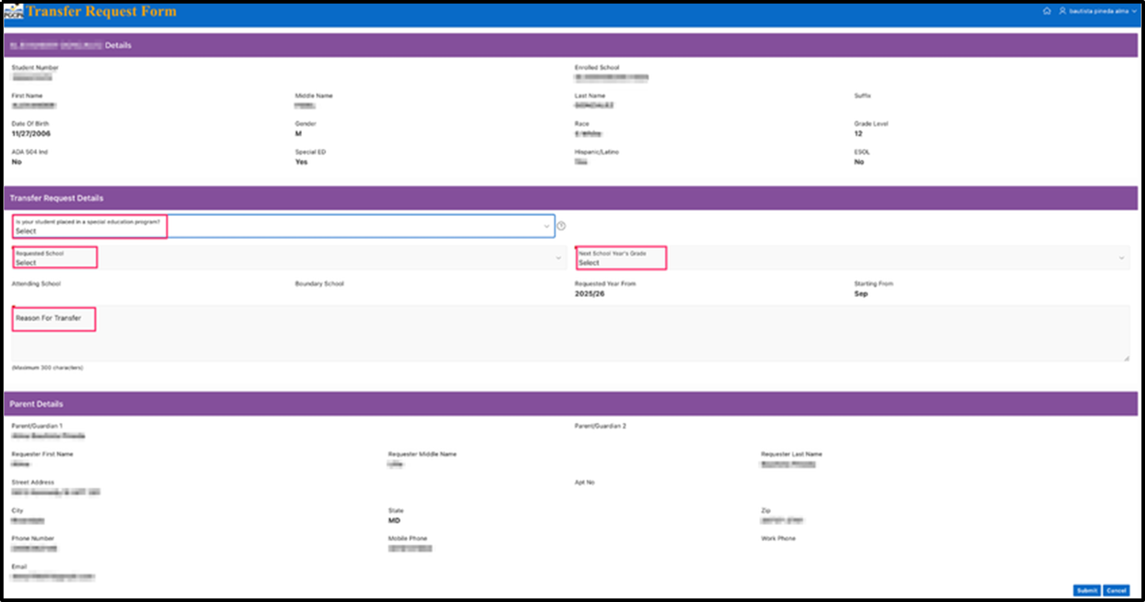 ParentVUE-Step4-student-transfer-system-sts-fill-out-transfer-request-form