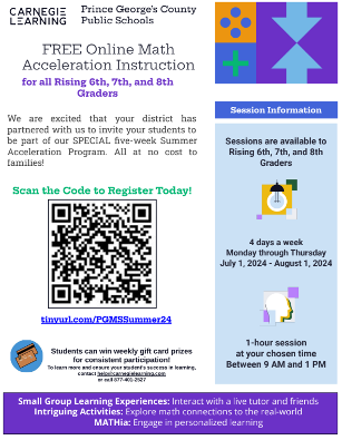 PGCPS Middle School Summer 2024 Accelerated Tutoring Program.png