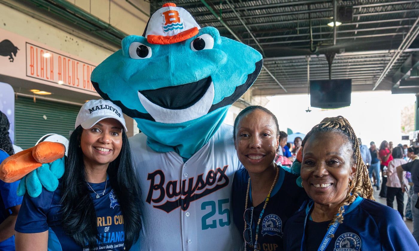Staff-Fest-2026-group-with-Baysox-mascot
