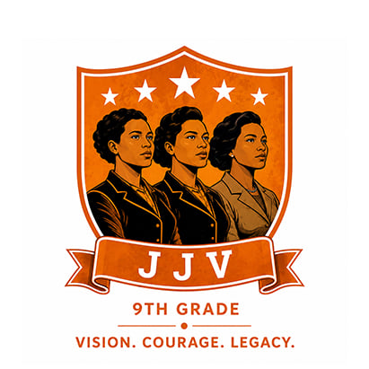 House of JJV crest - 9th Grade, Vision Courage Legacy