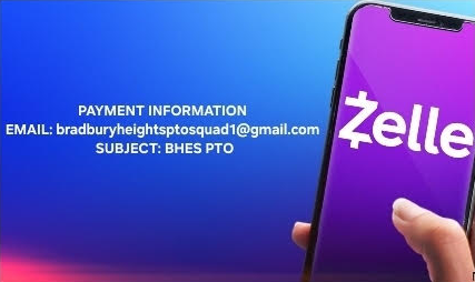 Bradbury-ES-PTO-SQUAD-Donations-Zelle-flyer