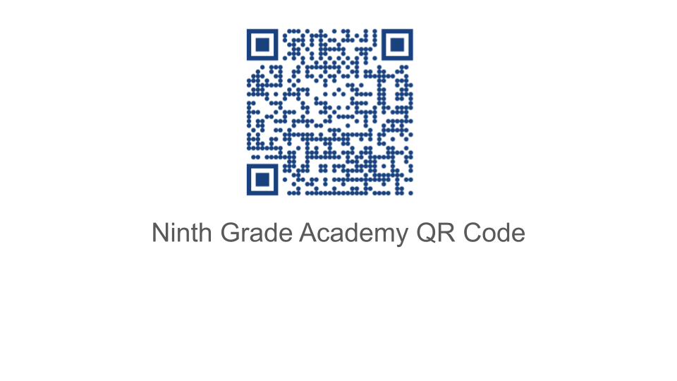 9th Grade Academy website QR code