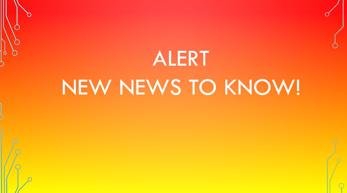 new-news-to-know