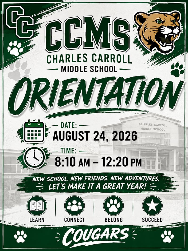 Charles-Carroll-Middle-School-orientation-flyer