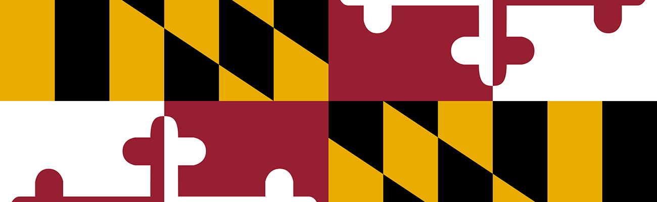 Maryland state flag pattern