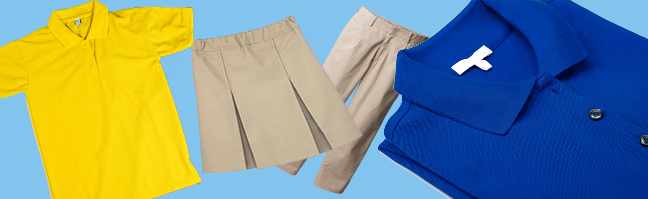uniform-examples-royal-blue-and-gold-polos-khaki-bottoms