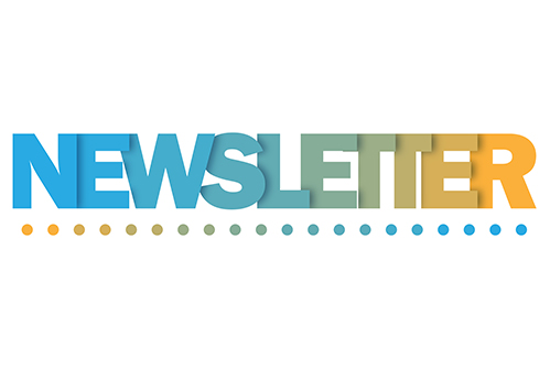 newsletter-in-multicolored-block-letters